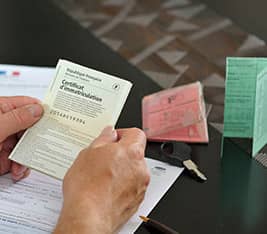 certificat d’immatriculation à Magalas 34